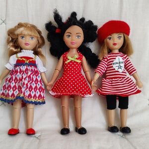 3 Madame Alexander Travel Friends Dolls – Russia, Italy & France (2014)